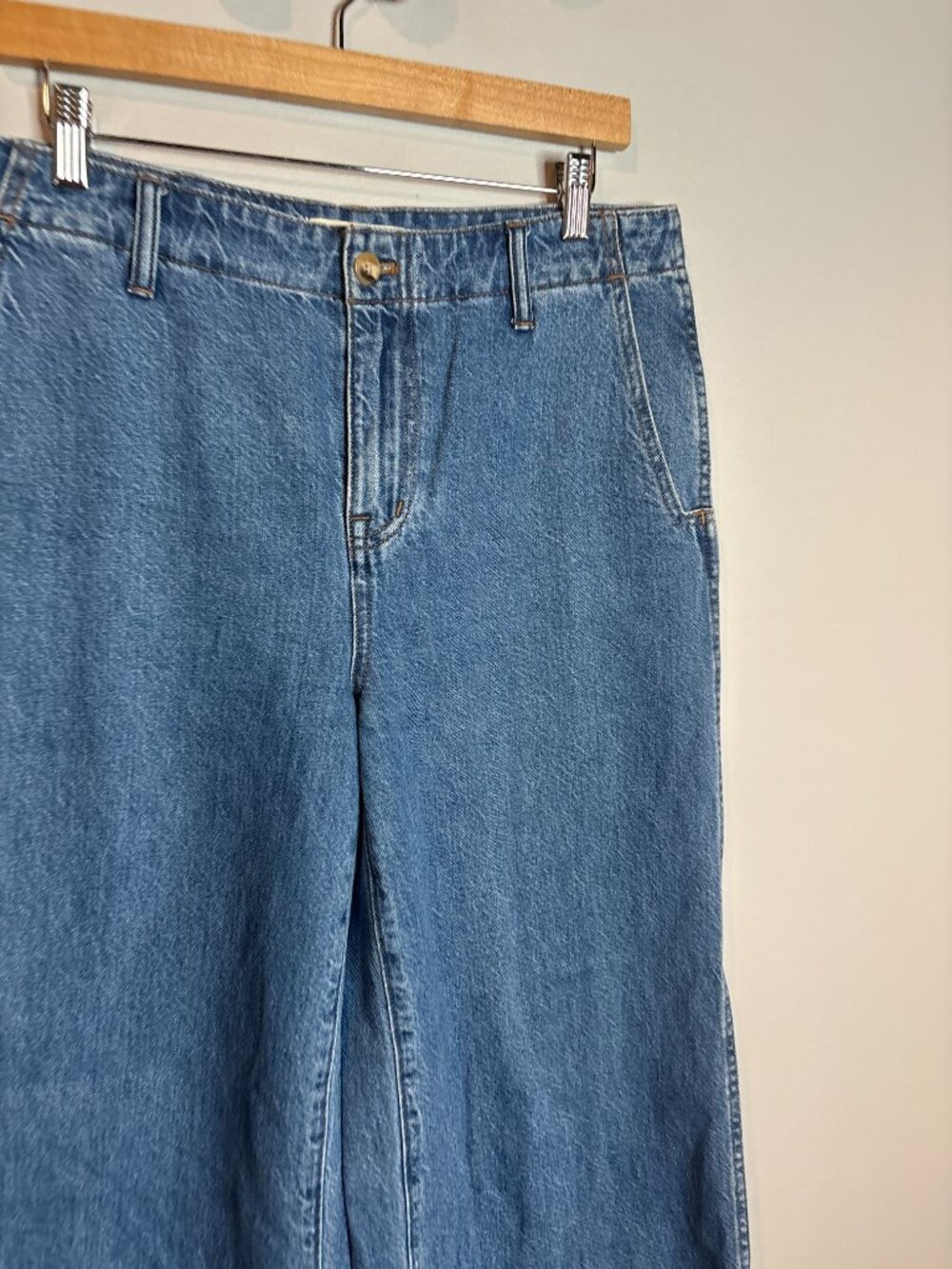 Madewell Wide Sweep Trouser jeans - Picture 2 of 6